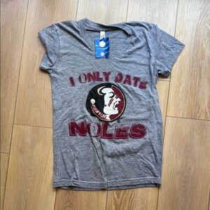 Florida State Seminoles - I Only Date Noles Tee with old logo - NWT - Medium
